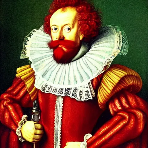 Prompt: 16th century King Ronald mcdonald