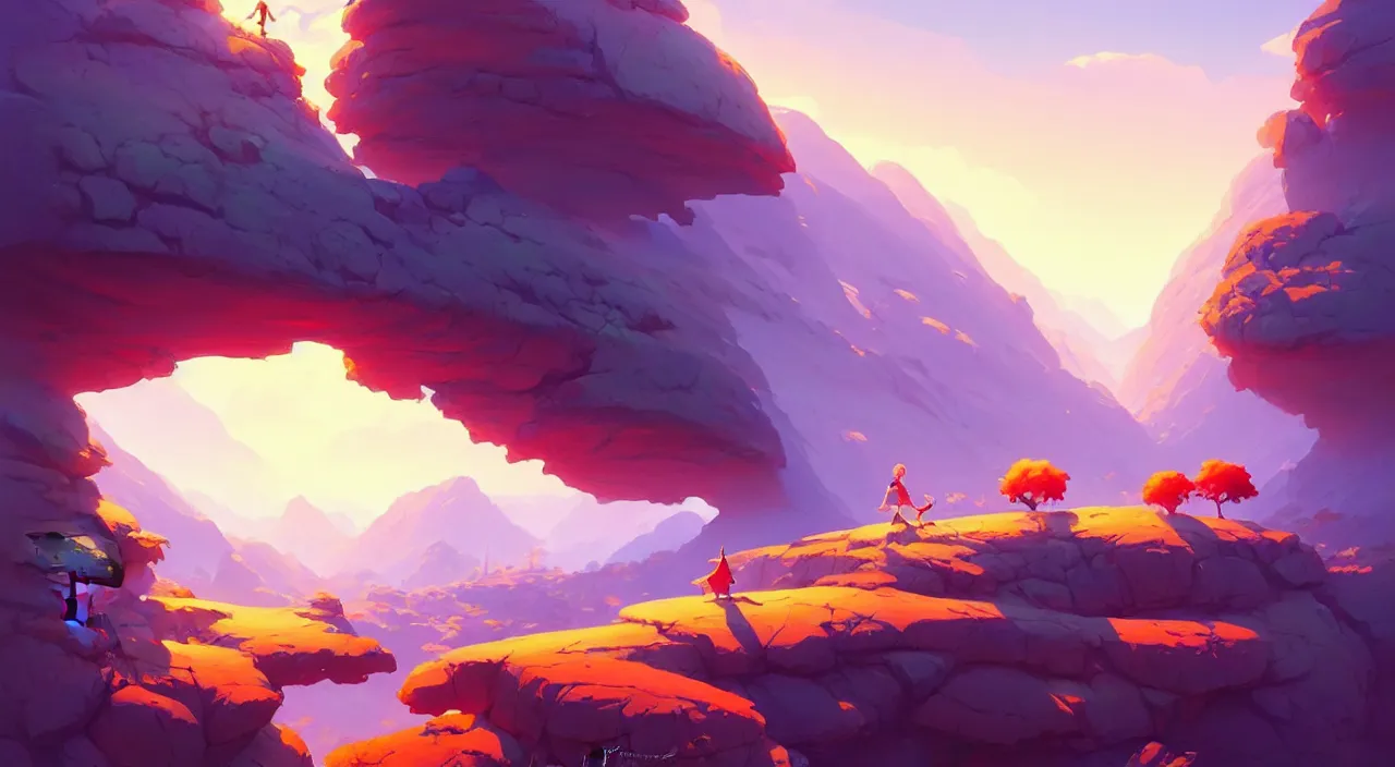 Image similar to beautiful summer landscape, in marble incrusted of legends heartstone official fanart behance hd by Jesper Ejsing, by RHADS, Makoto Shinkai and Lois van baarle, ilya kuvshinov, rossdraws global illumination