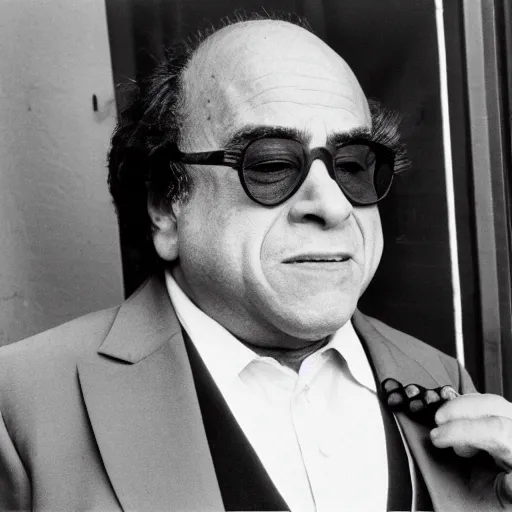 Image similar to Danny Devito smoking a cigar