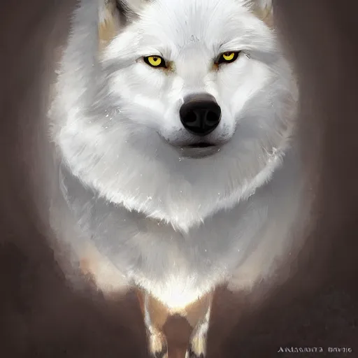 Image similar to portrait of white wolf in the balaclava, by Stanley Artgerm Lau, WLOP, Rossdraws, James Jean, Andrei Riabovitchev, Marc Simonetti, Yoshitaka Amano, ArtStation, CGSociety,