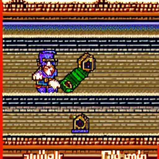 Prompt: Dwarf on Super Nintendo