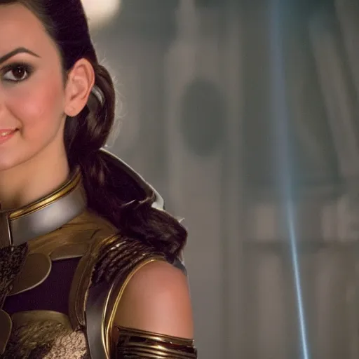 Image similar to victoria justice as princess padme in star wars episode 3, 8 k resolution, cinematic lighting, anatomically correct