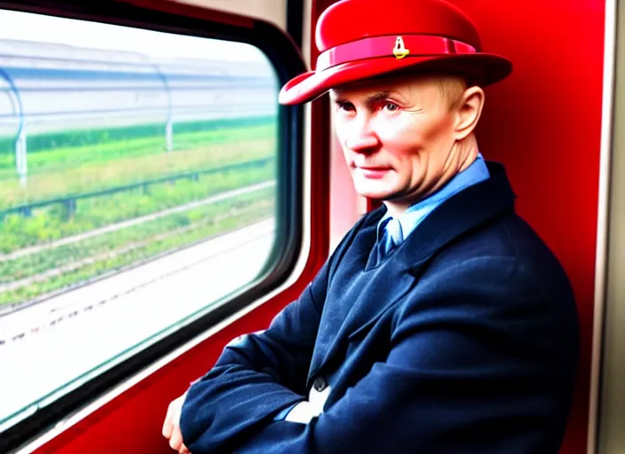 Image similar to train driver of the Russian Railways