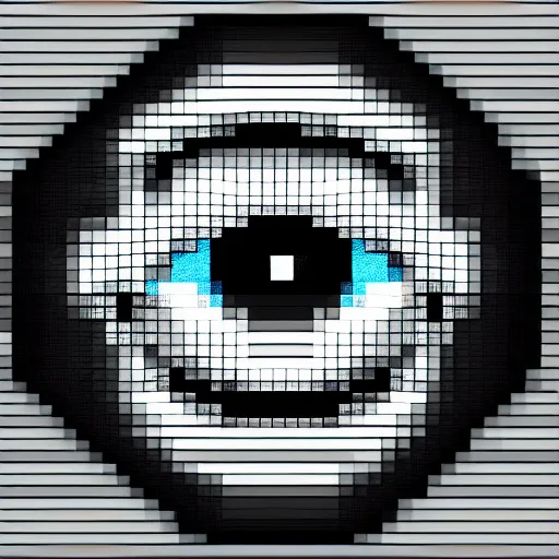 Prompt: a detailed picture of an eye, pixel art, 8 bit