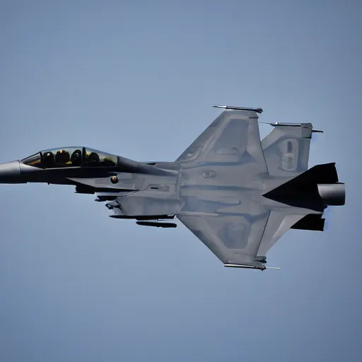 Prompt: half eagle half F-15 fighter jet