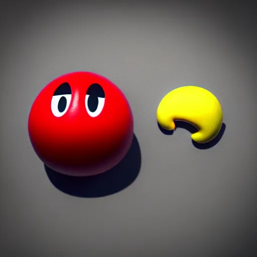 Image similar to Pac-Man from Super Smash Bros Ultimate, octane render, 3d render, trending on artstation, artstation