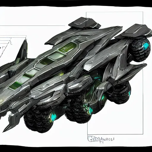 Image similar to concept art prometheus halo vehicles