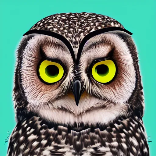 Prompt: the wisest of all owls, digital art, trending on artstation, high quality, 8 k