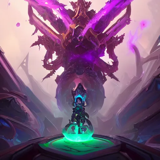 Image similar to arcane style void trap, mechanical trap, bright art masterpiece artstation. 8k, sharp high quality artwork in style of Jose Daniel Cabrera Pena and Greg Rutkowski, concept art by Tooth Wu, blizzard warcraft artwork, hearthstone card game artwork, violet flower, violet flower, violet flower, portal