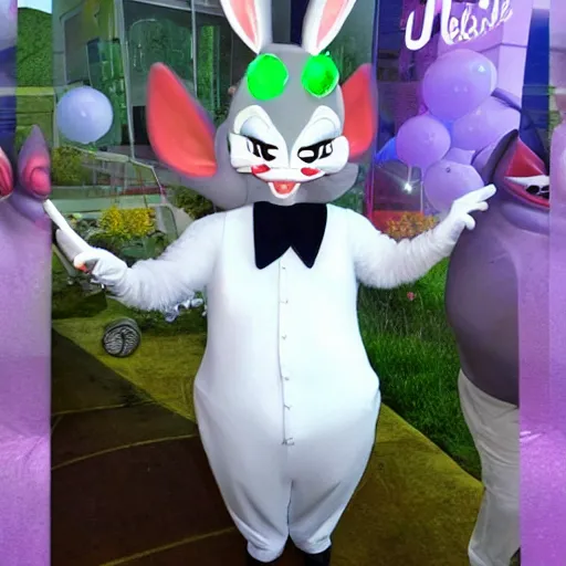 Prompt: the real life big chungus Bugs Bunny