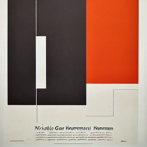 Prompt: swiss international design emil ruder karl gerstner armin hofmann poster hi - res