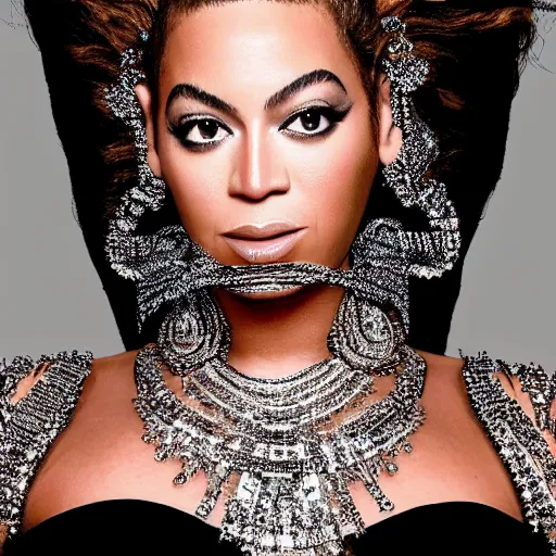 Prompt: live concert of beyonce, symmetrical eyes, hyper realistic, 8 k