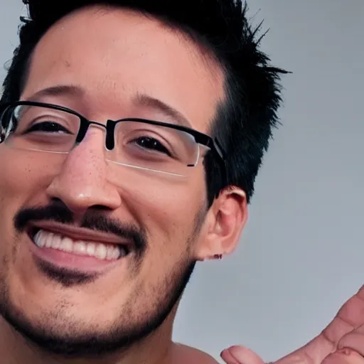 Prompt: everyone on earth is markiplier