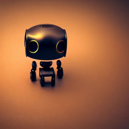 Image similar to a cute little robot, material wood. super realistic 8 k render of a dark hooded powerful elegant, cinematic composition