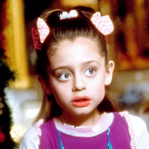 Prompt: ariana grand as a child in home alone movie