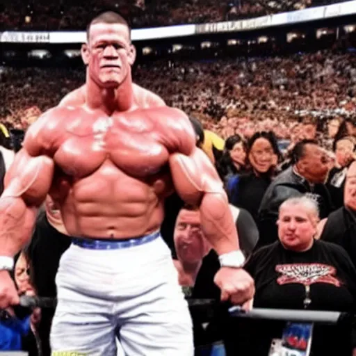 Image similar to john cena being seen by people, you cant see john cena