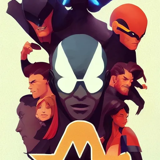 Image similar to face icon stylized minimalist x - men, loftis, cory behance hd by jesper ejsing, by rhads, makoto shinkai and lois van baarle, ilya kuvshinov, rossdraws global illumination