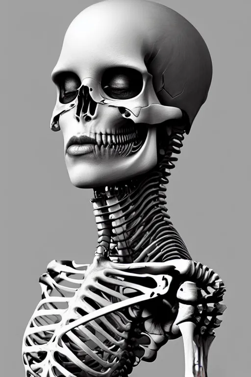 Prompt: epic professional digital art of female starship android skeleton, by leesha hannigan, iris van herpen, artstation, cgsociety, wlop, epic, much wow, much detail, gorgeous, detailed, masterpiece