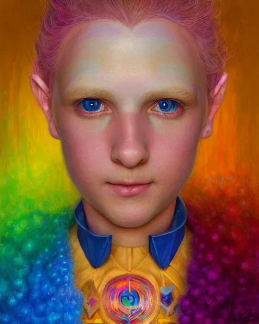 Prompt: human rainbow brite portrait | highly detailed | very intricate | symmetrical | whimsical and magical | soft cinematic lighting | award - winning | closeup portrait | doll | painted by donato giancola and mandy jurgens and charlie bowater | pastel color palette | featured on artstation