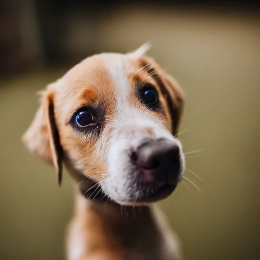 Image similar to a cute puppy, Canon EOS R3, f/1.4, ISO 200, 1/160s, 8K, RAW, unedited, symmetrical balance, in-frame