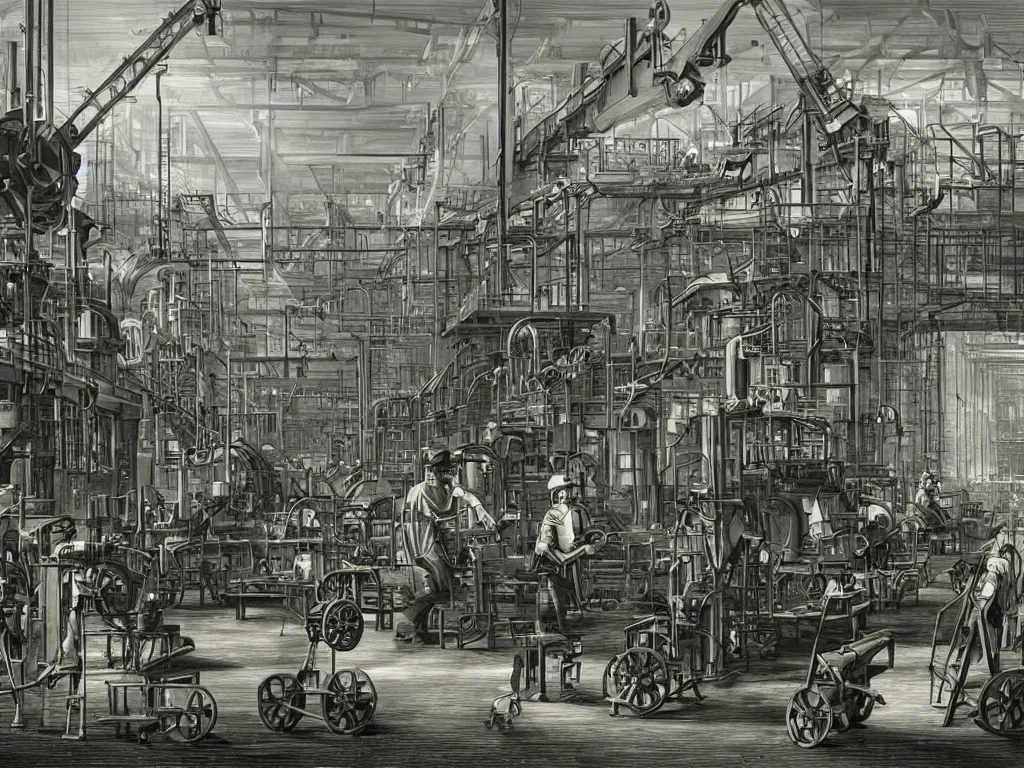 Image similar to industrial revolution, factory