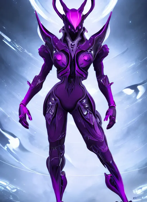 Image similar to cinematic front shot, galactic sized proportional stunning beautiful hot elegant female warframe goddess, detailed sleek cyborg female dragon head, metal ears, sleek purple eyes, sleek silver armor, smooth fuschia skin, in space, holding a planet, epic proportions, epic size, epic scale, furry art, dragon art, giantess art, warframe fanart, furaffinity, deviantart