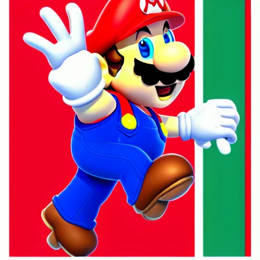 Image similar to mario with down syndrome