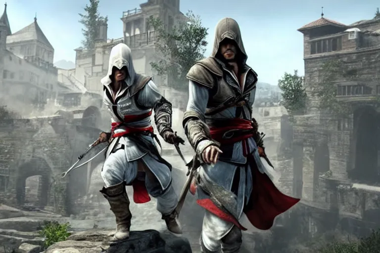 assassins creed gameplay, Stable Diffusion