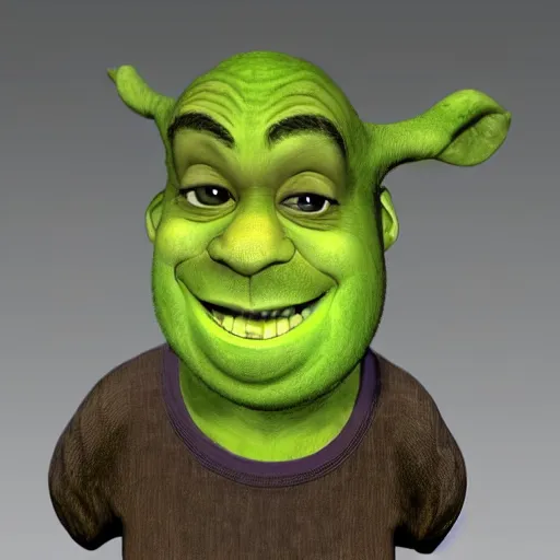 Prompt: shreck mug shot