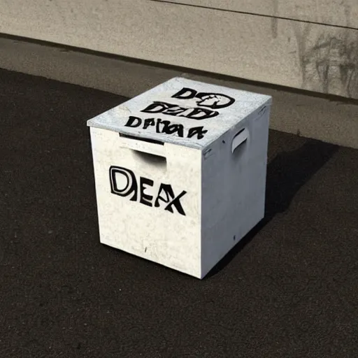 Prompt: dead box