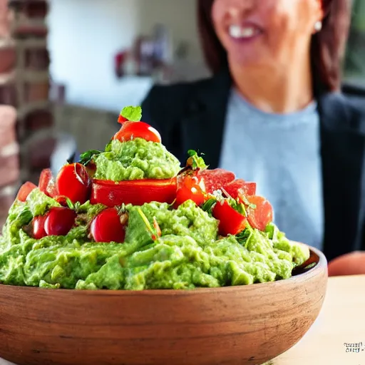 Prompt: Guacamole tower 4k stunning