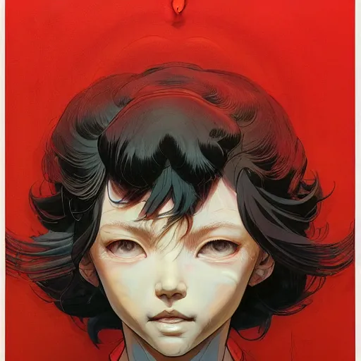 Image similar to prompt : soviet doomer portrait soft light painted by james jean and katsuhiro otomo and erik jones, inspired by akira anime, smooth face feature, intricate oil painting, high detail illustration, sharp high detail, manga and anime 1 9 9 9