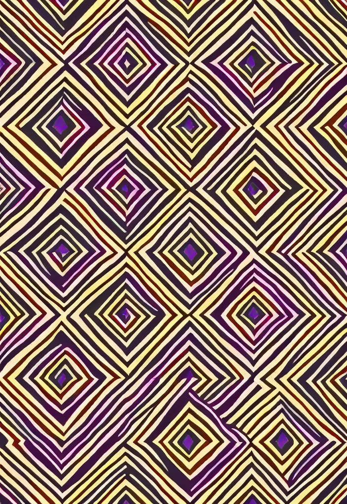 Image similar to Pattern in Amazonian colors. Geometric shapes.