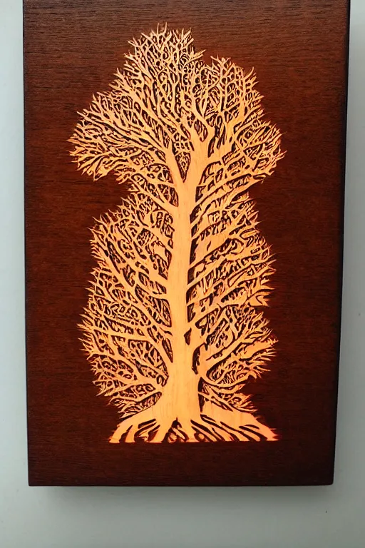 Image similar to fractal wood burning lichtenberg figure llama portrait