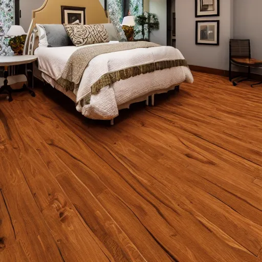 Image similar to Photograph of home interior with fractal hardwood flooring patterns