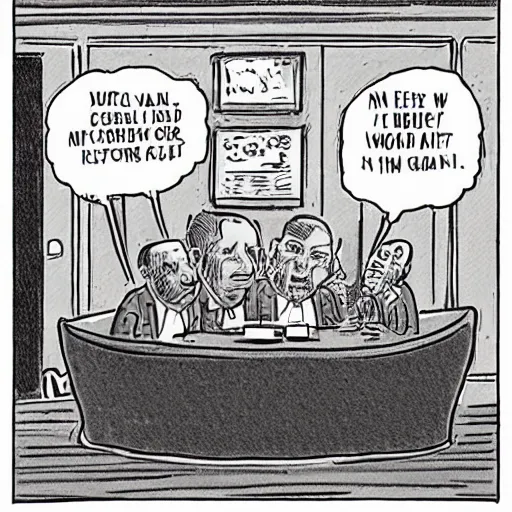 Image similar to the funniest New Yorker cartoon