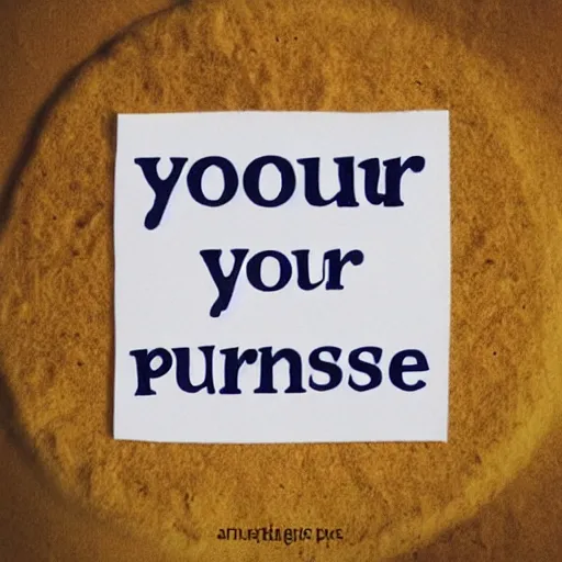 Prompt: your purpose