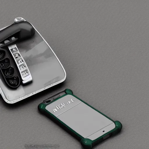 Image similar to anti - theft chain phone case design, detailed render