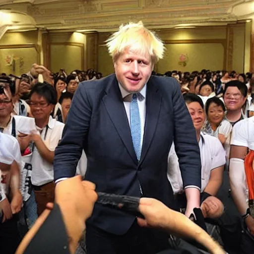 Prompt: boris johnson in spore