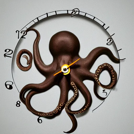 Image similar to octopus clock