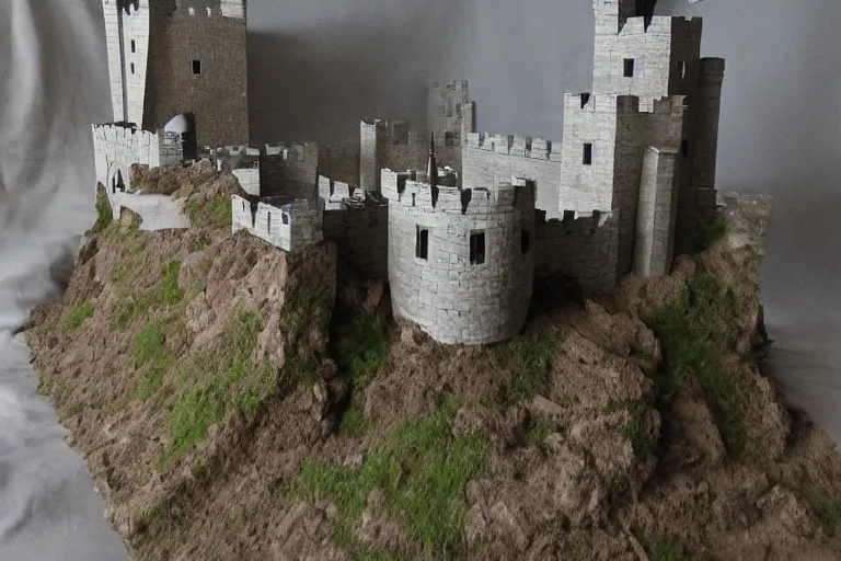 Image similar to a completed castle