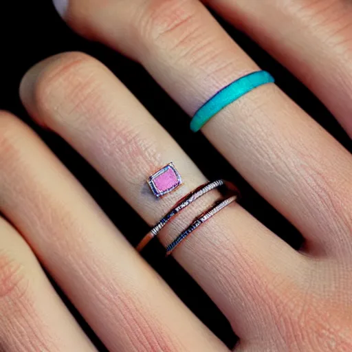 Prompt: rings inside rings inside rings, pastel colors, pleasing, symmetrical