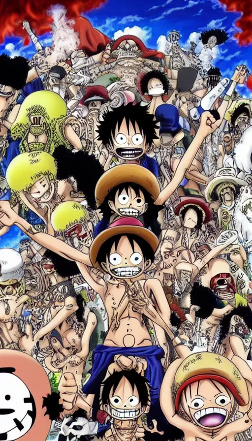 Image similar to the end of the world, from one piece