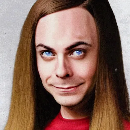 Prompt: sheldon cooper as a female