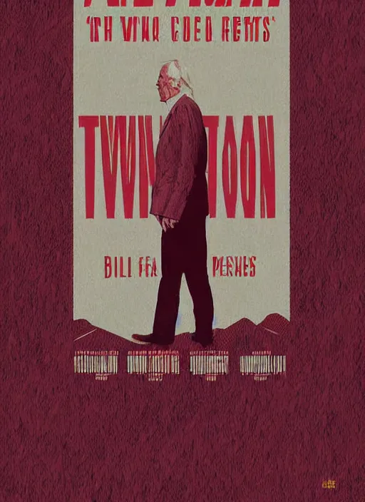 Image similar to twin peaks movie poster art by bill johnson