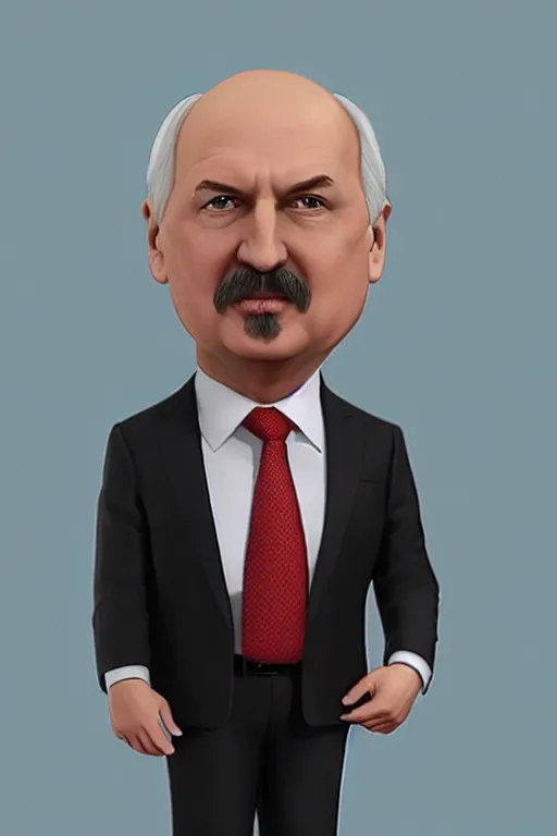 Prompt: alexander lukashenko in chibi style