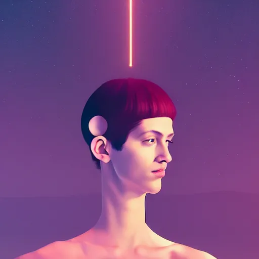 Prompt: Beautiful Android wallpaper with sureal objects in style of Caravaggio and Rafael and Mike Winkelmann