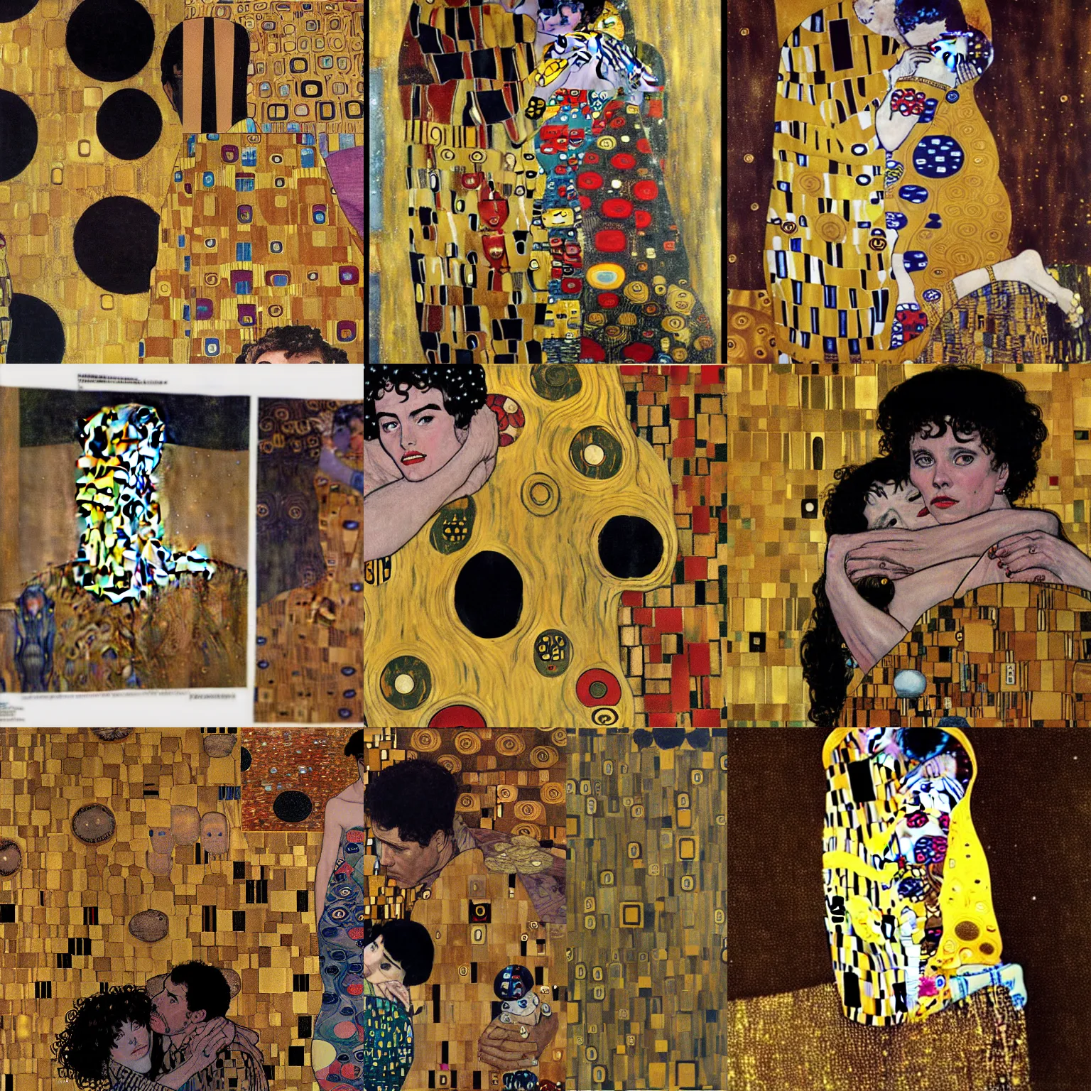 Prompt: The Thing, Comics, Marvel, style of Gustav Klimt