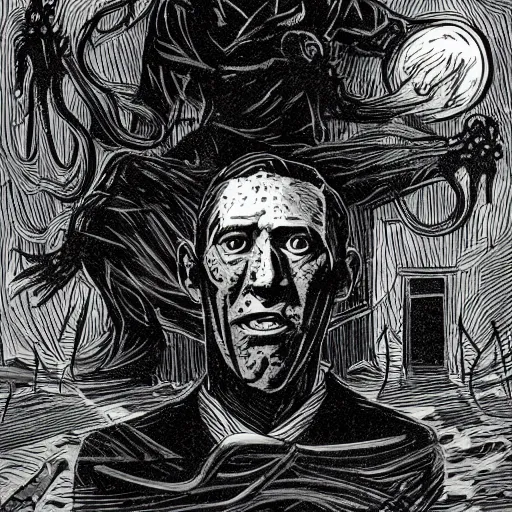Prompt: The worst nightmare of H. P. Lovecraft