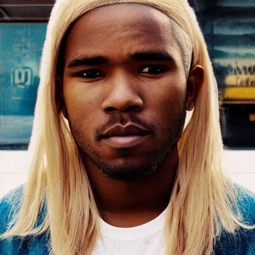 Prompt: frank ocean blonde album